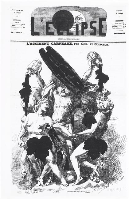 André Gill L'accident Carpeaux 11 Sep 1869 Photo (C) Musée d'Orsay, Dist. RMN-Grand Palais : Patrice Schmidt