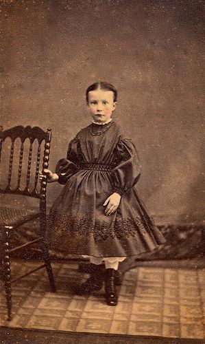 Pretty Little Girl, Carte de Visite with Tax Stamp on Reverse, 1864-66.jpg