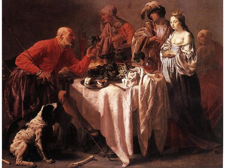 Hendrick ter Brugghen  1588 1629  calviniste  Les reproches de Jacob à Laban 1628, Cologne (Wallraf-Richartz Museum).jpg