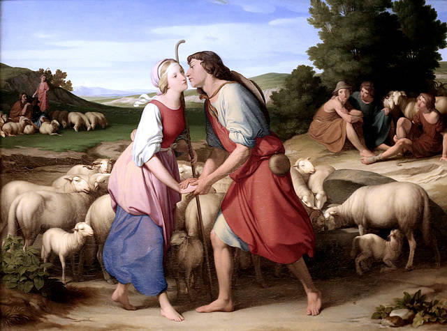 Jacob and Rachel, Gustav H. Naecke, 1823, Kunsthalle Bremen