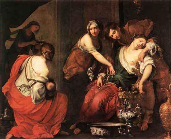 Mort de Rachel à la naissance de Benjamin,Fransceco Furini (1603-46),
