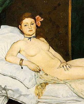 olympia manet détail